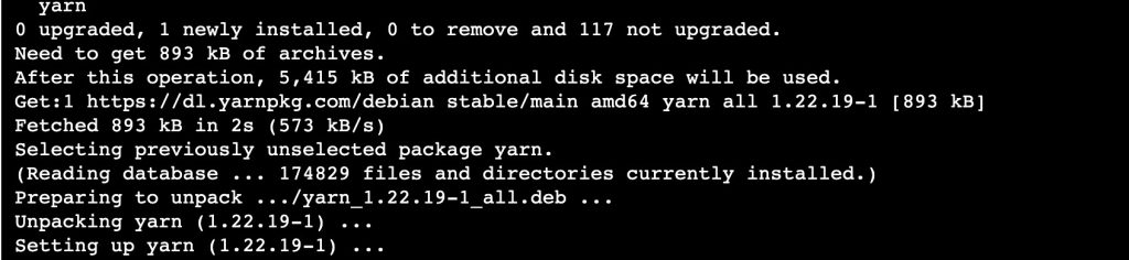 linux yarn安装软件时报错-天明的博客